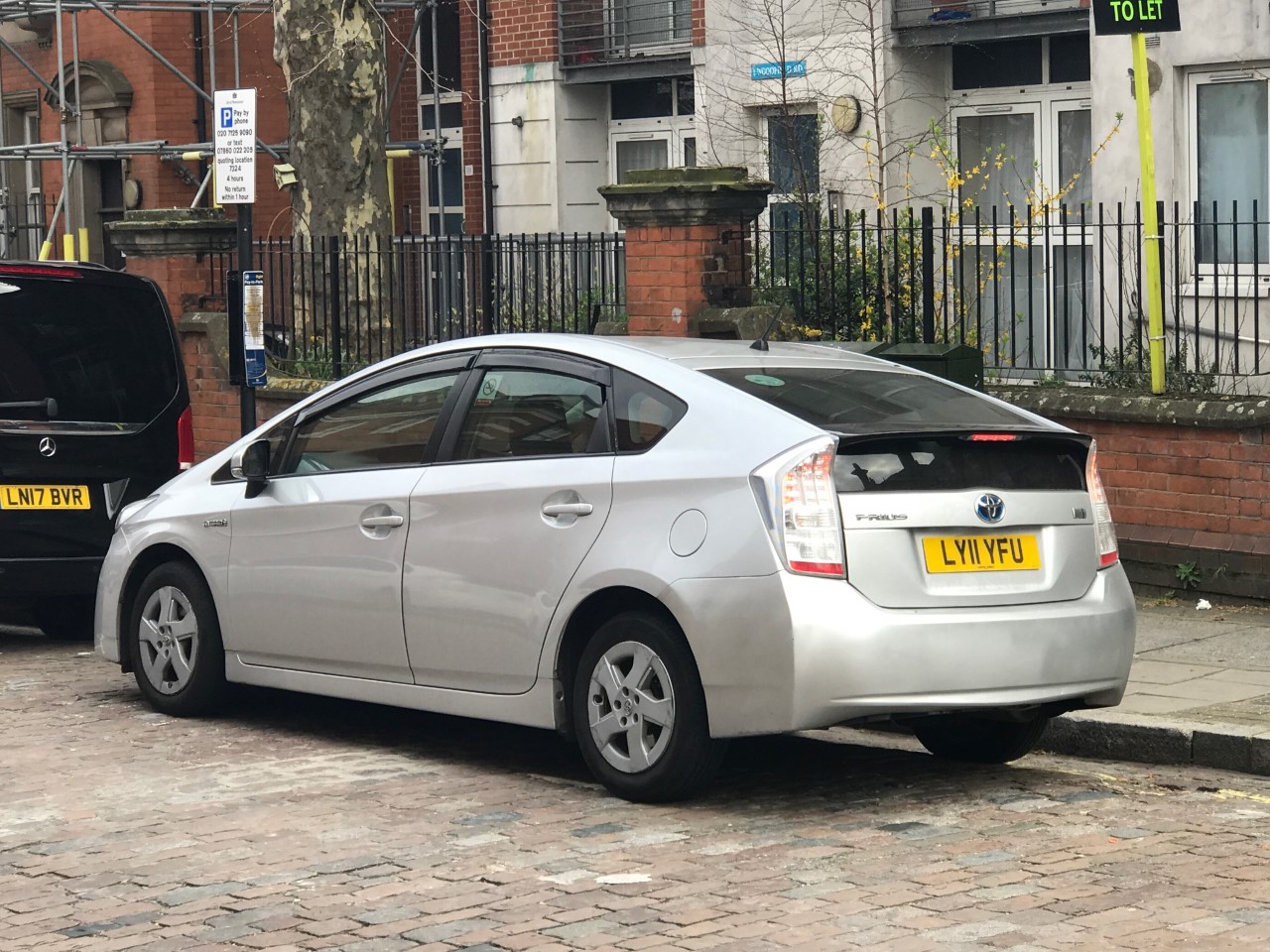 Uber Toyota Prius in London