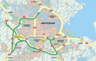 Omleiding Amsterdam
