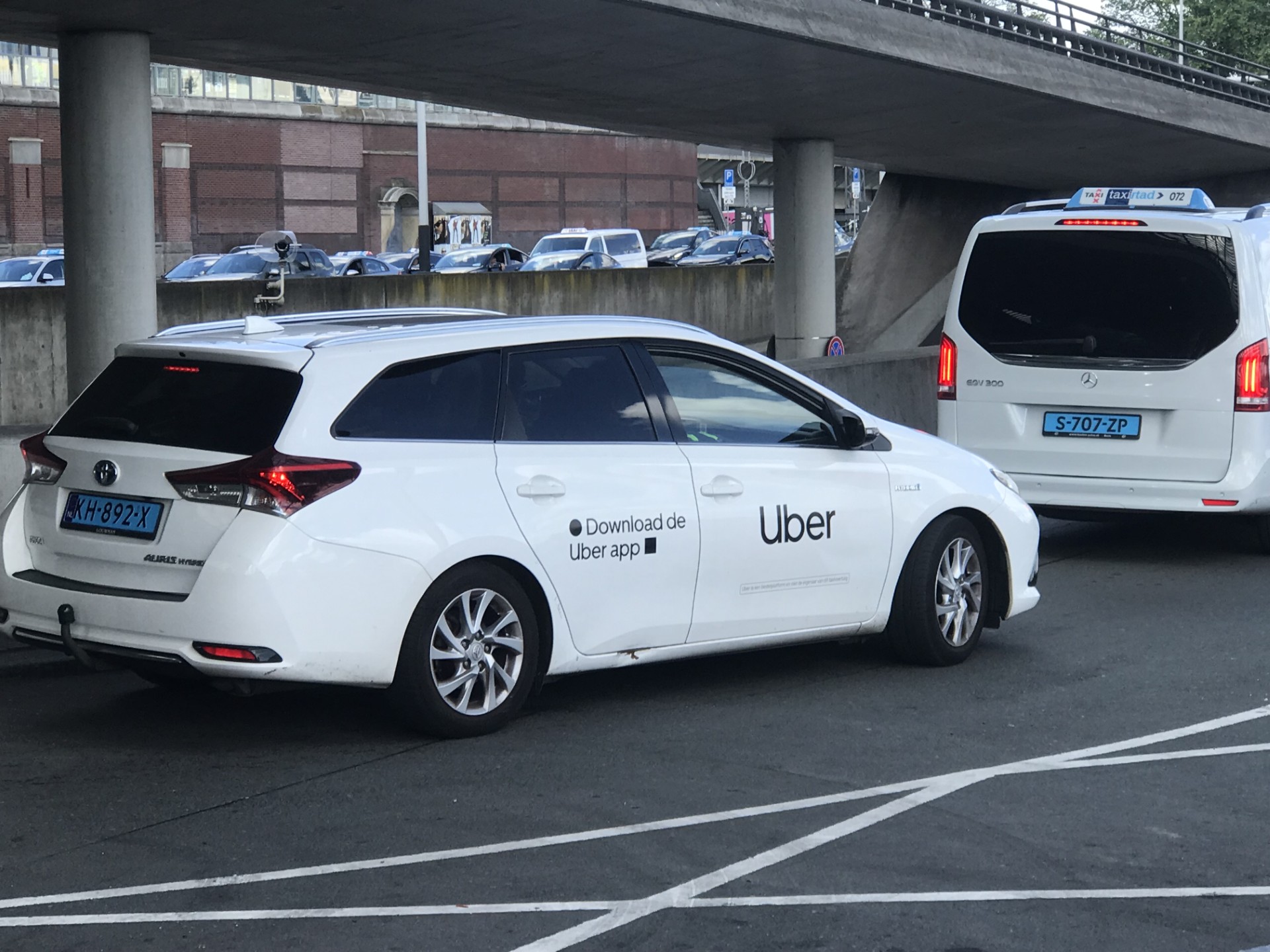 TAXI Uber in Amsterdam