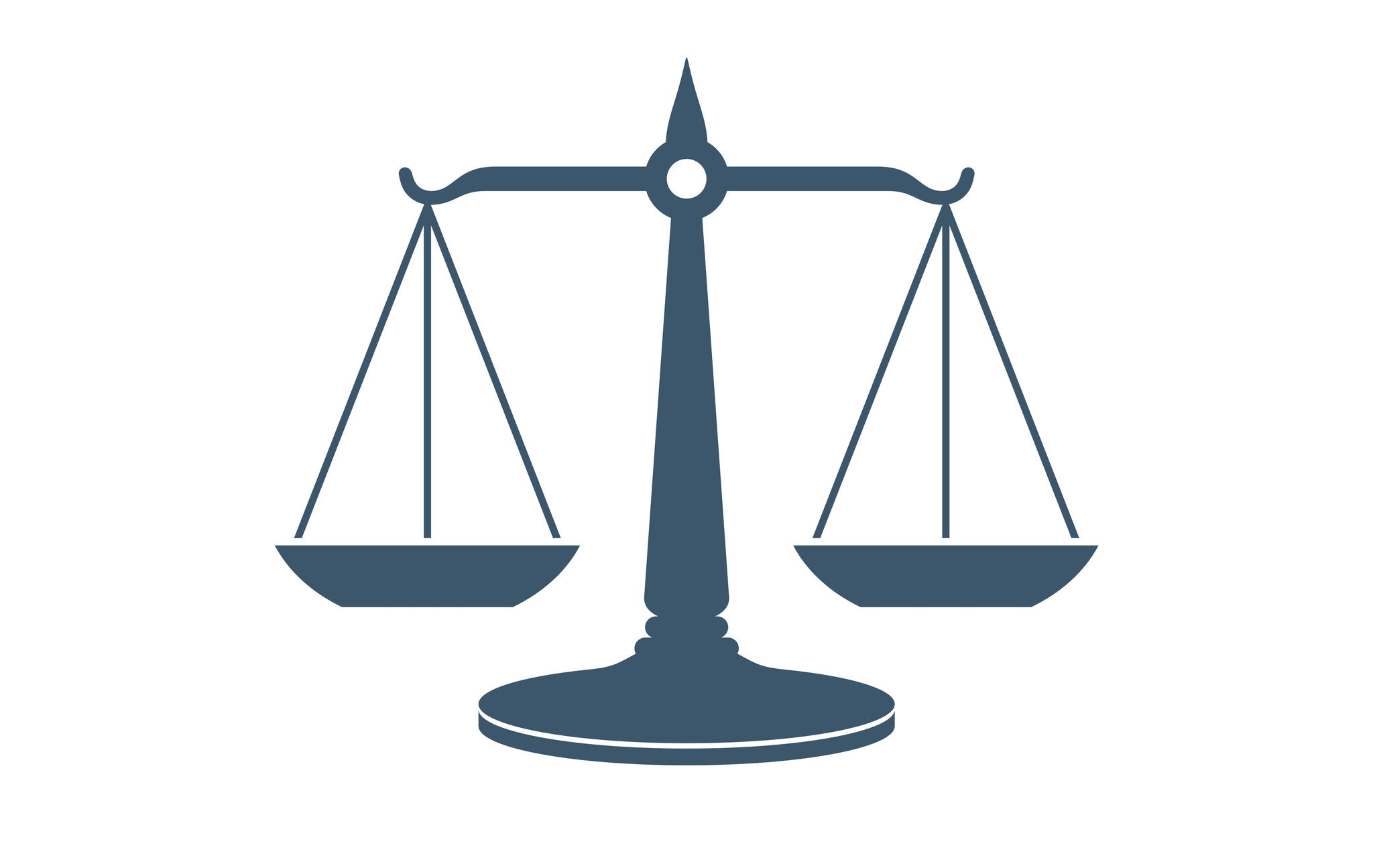 Modern Scale of Justice Logo Template Illustration Design