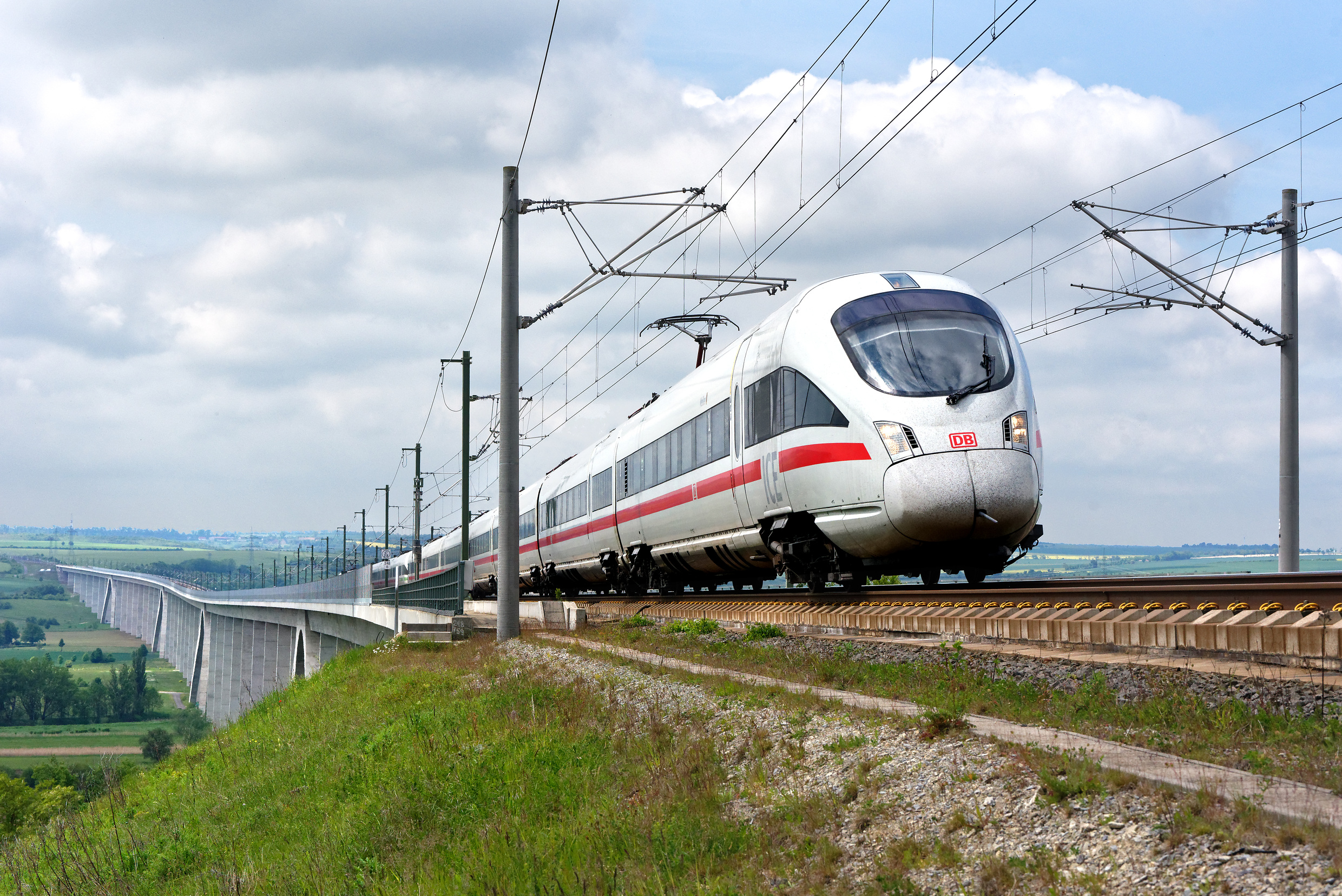 ICE T auf der SFS Leipzig/Halle - Erfurt  (VDE 8.2)