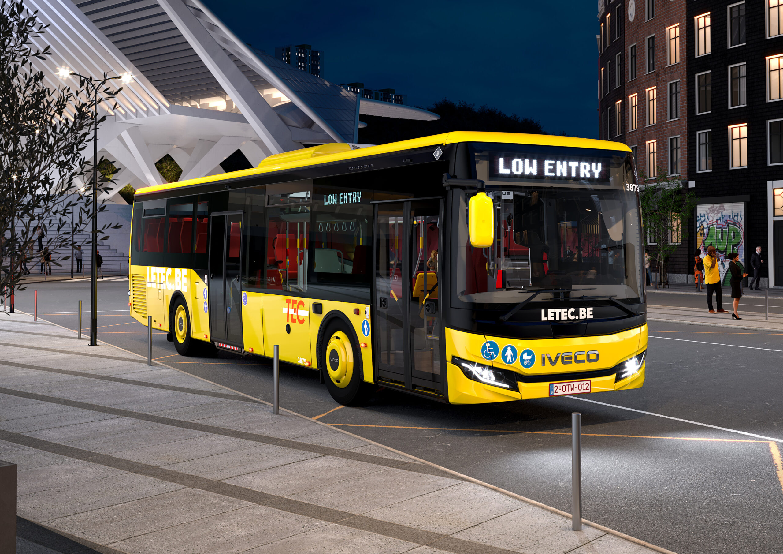 BUS 1 Iveco Crossway Wallonië