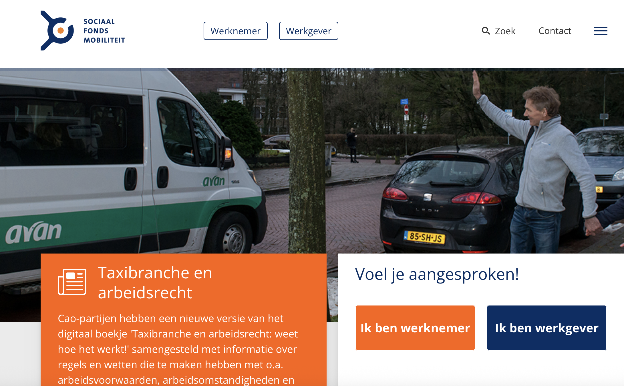 TAXI Foto website Sociaal Fonds