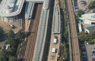 RAIL Ashford International aerial