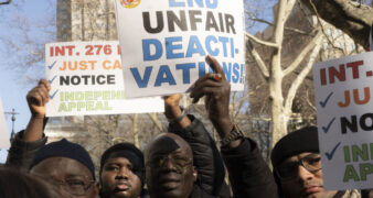 TAXI 1 NY drivers protesting